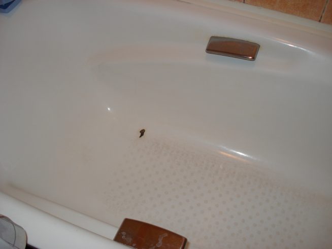 Повреждение эмали ванны